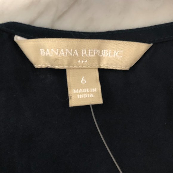 NWT. Banana Republic Cotton A-Line Dress - Picture 11 of 11